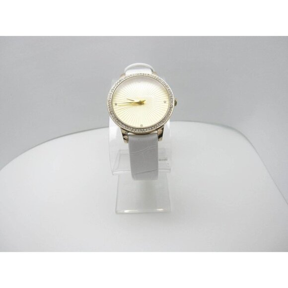 Women's Manhattan By Croton Analog Dial Crystals 38mm Watch (D260) - Picture 3 of 10